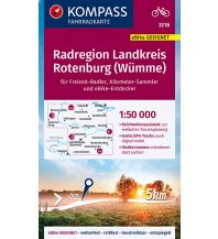 Cycling Maps KOMPASS Fahrradkarte Radregion Landkreis Rotenburg (Wümme) 1:50.000, FK 3218 Kompass-Karten GmbH