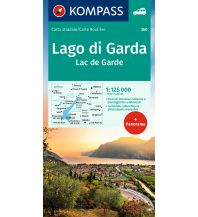 Straßenkarten Italien Kompass Autokarte mit Panorama 360 Italien - Gardasee 1:125.000 Kompass-Karten GmbH
