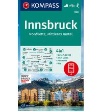 Kompass-Karte 036, Innsbruck, Nordkette, Mittleres Inntal 1:35.000 Kompass-Karten GmbH
