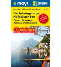 Mayr-Wander-, MTB- und Tourenkarte 550, Dachsteingebirge, Hallstätter See XL 1:25.000 Mayr Verlag