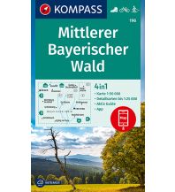 KOMPASS Wanderkarte Mittlerer Bayerischer Wald Kompass-Karten GmbH