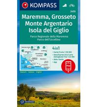 Hiking Maps Italy Kompass-Karte 2470, Maremma, Grosseto, Monte Argentario, Isola del Giglio 1:50.000 Kompass-Karten GmbH