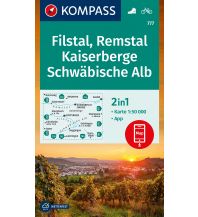 KOMPASS Wanderkarte Filstal, Remstal, Kaiserberge, Schwäbische Alb Kompass-Karten GmbH