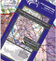 Flugkarten VFR Luftfahrtkarte 2024 - Niederösterreich / Wien 1:200.000 Rogers Data