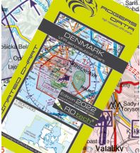 Flugkarten VFR Luftfahrtkarte 2024 - Denmark 1:500.000 Rogers Data