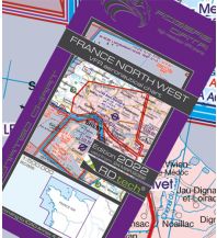 Aviation Charts VFR Luftfahrtkarte 2023 - France North West 1:500.000 Rogers Data