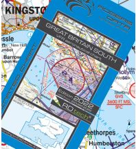 Aviation Charts VFR Luftfahrtkarte 2023 - Great Britain South 1:500.000 Rogers Data