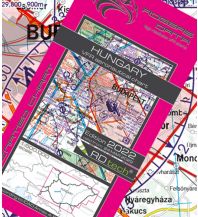 Flugkarten VFR Luftfahrtkarte 2024 - Ungarn 1:500.000 Rogers Data