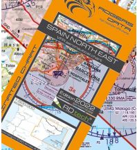 Aviation Charts VFR Luftfahrtkarte 2024 - Spain North East 1:500.000 Rogers Data