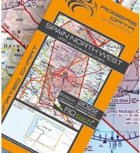Aviation Charts VFR Luftfahrtkarte 2024 - Spain North West 1:500.000 Rogers Data