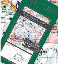 Flugkarten VFR Luftfahrtkarte 2023 - Schweiz 1:500.000 Rogers Data