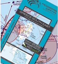 Aviation Charts VFR Luftfahrtkarte 2023 - Greece South East 1:500.000 Rogers Data