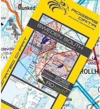 Flugkarten VFR Luftfahrtkarte 2023 - Sweden South 1:500.000 Rogers Data