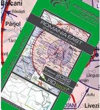 Flugkarten VFR Luftfahrtkarte 2024 - Romania East 1:500.000 Rogers Data