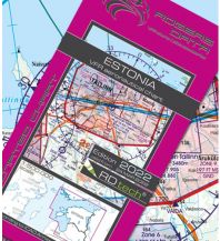 Aviation Charts VFR Luftfahrtkarte 2024 - Estonia 1:500.000 Rogers Data
