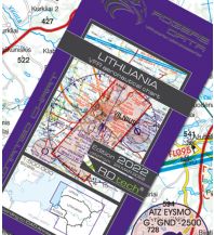 Aviation Charts VFR Luftfahrtkarte 2024 - Lithuania 1:500.000 Rogers Data