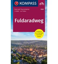 Fahrrad-Tourenkarte Fuldaradweg Kompass-Karten GmbH