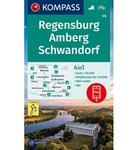 KOMPASS Wanderkarte Regensburg, Amberg, Schwandorf Kompass-Karten GmbH