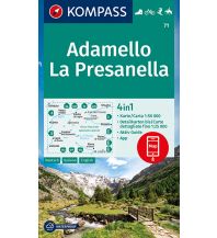 KOMPASS Wanderkarte Adamello, La Presanella Kompass-Karten GmbH