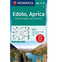 KOMPASS Wanderkarte Edolo, Aprica, Ponte di Legno, Val Camonica Kompass-Karten GmbH