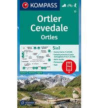 Hiking Maps Switzerland Kompass-Karte 72, Ortler/Ortles, Cevedale 1:50.000 Kompass-Karten GmbH