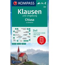 KOMPASS Wanderkarte Klausen und Umgebung, Chiusa e dintorni Kompass-Karten GmbH