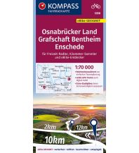 Cycling Maps KOMPASS FahrradkarteOsnabrücker Land, Grafschaft Bentheim, Enschede Kompass-Karten GmbH