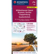 Radkarten KOMPASS Fahrradkarte Wildeshauser Geest - Vechta - Cloppenburg 3366 Kompass-Karten GmbH