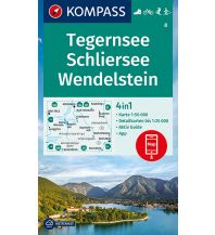 Hiking Maps Bavaria KOMPASS Wanderkarte Tegernsee, Schliersee, Wendelstein Kompass-Karten GmbH