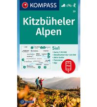 Wanderkarten Tirol Kompass-Karte 29, Kitzbüheler Alpen 1:50.000 Kompass-Karten GmbH