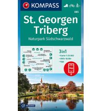 Hiking Maps Germany KOMPASS Wanderkarte St. Georgen, Triberg, Naturpark Südschwarzwald Kompass-Karten GmbH