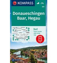 Hiking Maps Germany KOMPASS Wanderkarte Donaueschingen, Baar, Hegau Kompass-Karten GmbH