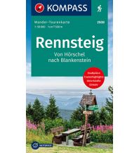 Wanderführer Der Rennsteig, WTK 2508 Kompass-Karten GmbH