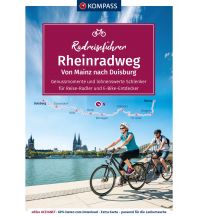 Cycling Guides KOMPASS RadReiseFührer Rheinradweg von Mainz bis Duisburg Kompass-Karten GmbH