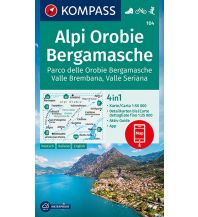 Hiking Maps Italy Kompass-Karte 104, Alpi Orobie Bergamasche 1:50000 Kompass-Karten GmbH