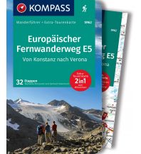 Wanderführer KOMPASS Wanderführer 5962 Europäischer Fernwanderweg E5, Von Konstanz nach Verona, 32 Etappen Kompass-Karten GmbH