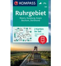 Hiking Maps Germany KOMPASS Wanderkarte 823 Ruhrgebiet Kompass-Karten GmbH