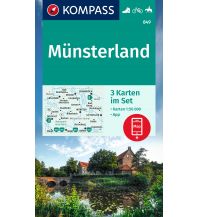 Hiking Maps Germany KOMPASS Wanderkarten-Set 849 Münsterland (3 Karten) 1:50.000 Kompass-Karten GmbH