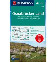 Hiking Maps Germany KOMPASS Wanderkarte 750 Osnabrücker Land 1:50.000 Kompass-Karten GmbH