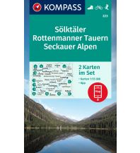 Wanderkarten Steiermark Kompass-Kartenset 223, Sölktäler, Rottenmanner Tauern, Seckauer Alpen 1:55.000 Kompass-Karten GmbH