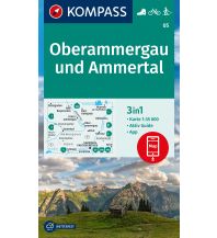 Wanderkarten Bayern Kompass-Karte 05, Oberammergau und Ammertal 1:35.000 Kompass-Karten GmbH