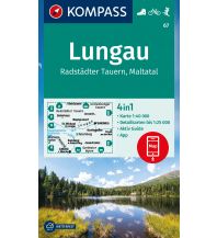 Hiking Maps Salzburg Kompass-Karte 67, Lungau, Radstädter Tauern, Maltatal 1:40.000 Kompass-Karten GmbH