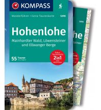 Wanderführer KOMPASS Wanderführer 5390 Hohenlohe, Mainhardter Wald, Löwensteiner und Ellwanger Berge, 55 Touren Kompass-Karten GmbH