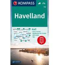 Wanderkarten Deutschland Kompass-Karte 745, Havelland 1:50.000 Kompass-Karten GmbH