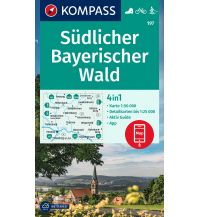 Wanderkarten Oberösterreich Kompass-Karte 197, Südlicher Bayerischer Wald 1:50.000 Kompass-Karten GmbH