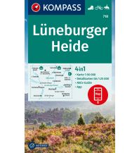 Wanderkarten Deutschland Kompass-Karte 718, Lüneburger Heide 1:50.000 Kompass-Karten GmbH