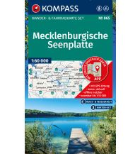 Wanderkarten Deutschland Kompass-Kartenset 865, Mecklenburgische Seenplatte 1:60.000 Kompass-Karten GmbH