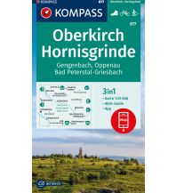 Hiking Maps Germany Kompass-Karte 877, Oberkirch, Hornisgrinde, Gengenbach, Oppenau, Bad Peterstal-Griesbach 1:25.000 Kompass-Karten GmbH