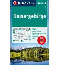 Wanderkarten Tirol Kompass-Karte 9, Kaisergebirge 1:50.000 Kompass-Karten GmbH