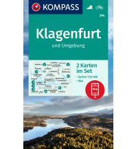Wanderkarten Kärnten Kompass-Kartenset 294, Klagenfurt und Umgebung 1:50.000 Kompass-Karten GmbH